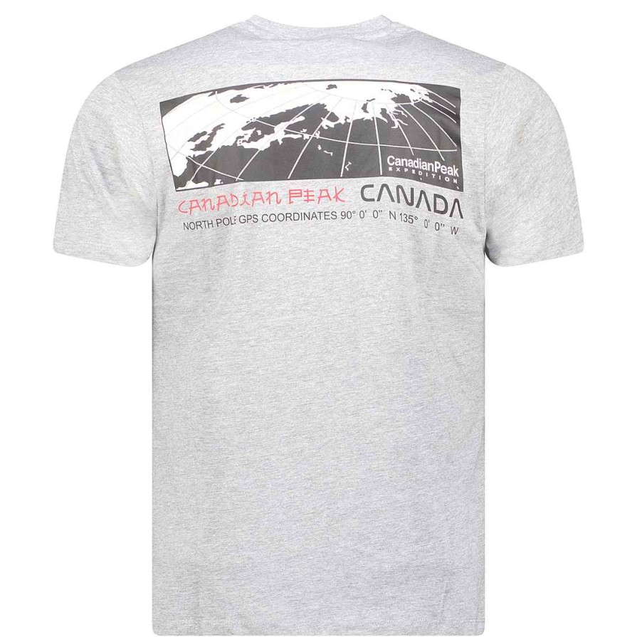 Homme Canadian Peak T-Shirt | Jholmeak Bgrey Rm Men 249