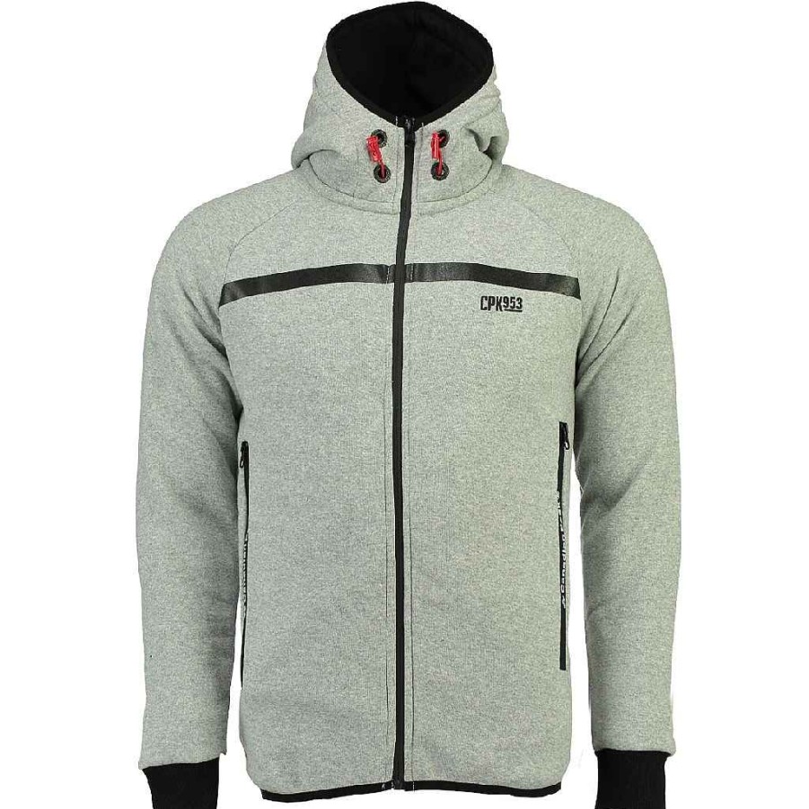 Homme Canadian Peak Transpirer | Geak Gris Melange Men 317