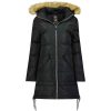 Femme Canadian Peak Parka | Canelleak Black Bs Cp Lady 001