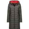 Femme Canadian Peak Parka | Aromai Lady Grey Rm 001