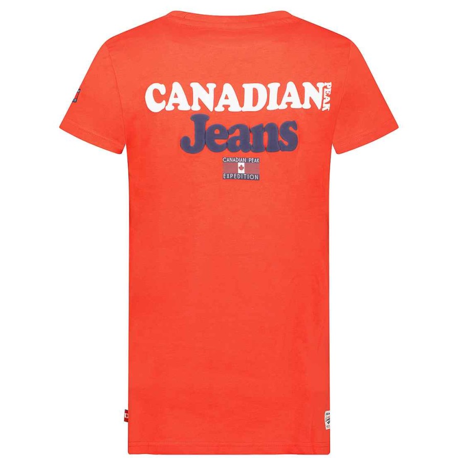 Homme Canadian Peak T-Shirt | Jouppeak Red Rm Men 235