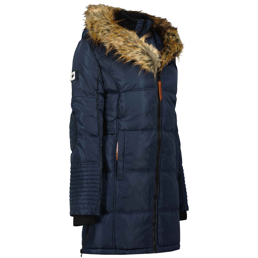 Femme Canadian Peak Parka | Beauty Navy Lady 078