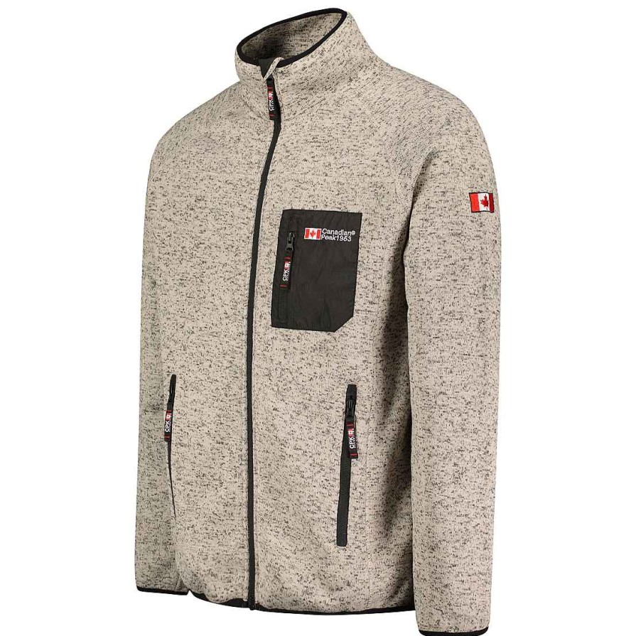 Homme Canadian Peak Polaire | Titleak Bgrey Cp Rm Men 054