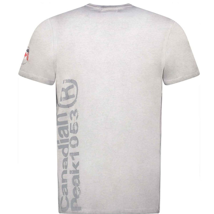 Homme Canadian Peak T-Shirt | Jotzeak B.Grey Men 235