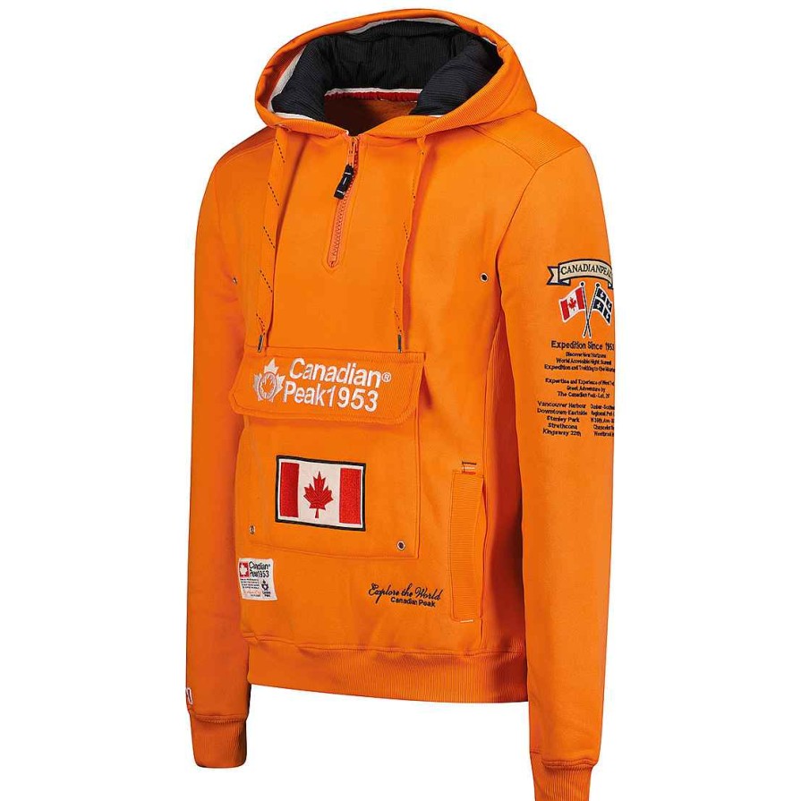 Homme Canadian Peak Transpirer | Galapagos Flash Orange Cp Men 054 Pop