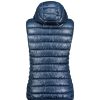 Femme Canadian Peak Gilet | Annemai Vest Hood Mt Navy Lady 096