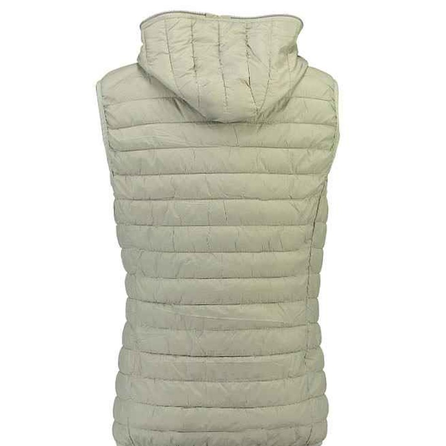 Femme Canadian Peak Gilet | Vamilay Hood L-Grey Lady 093