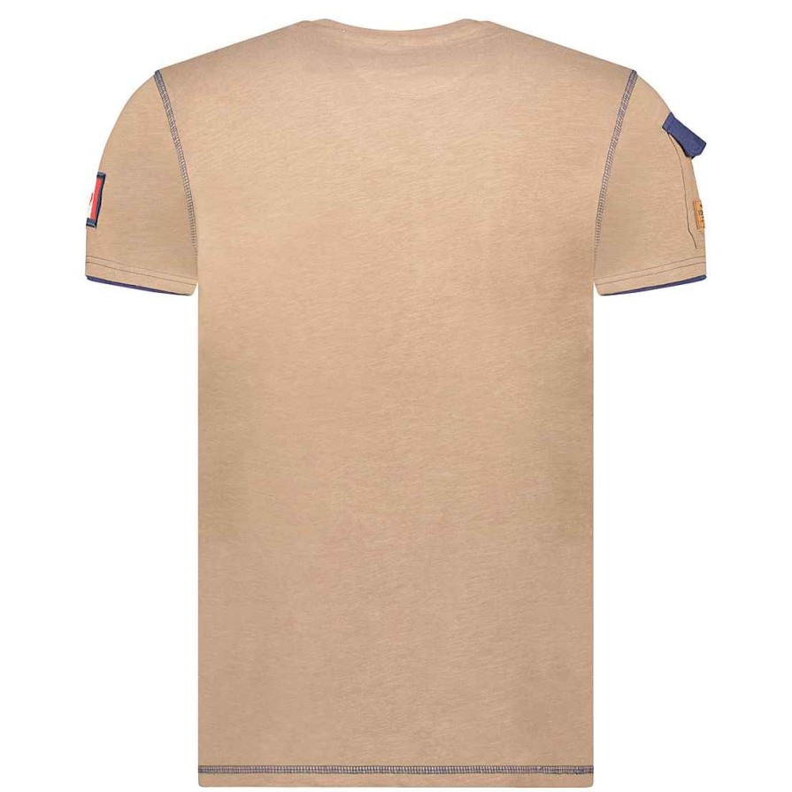 Homme Canadian Peak T-Shirt | Jipeak Taupe Men Cp Rm Men 235