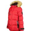 Femme Canadian Peak Parka | Bonamai Red Rm Lady 021