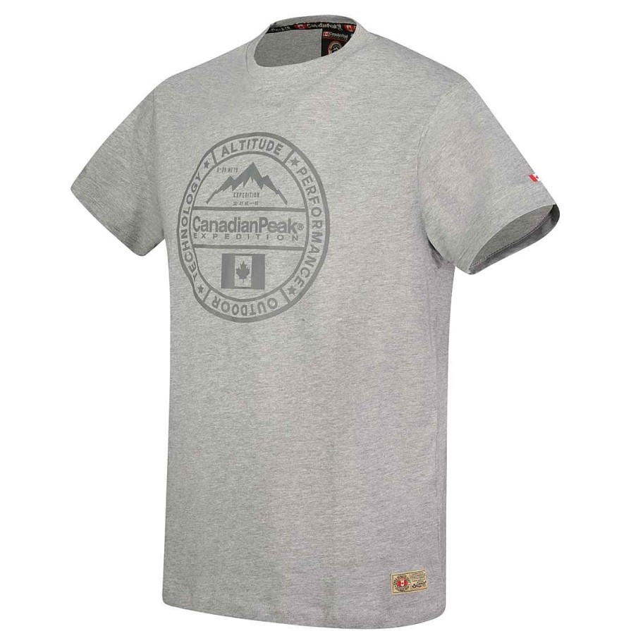 Homme Canadian Peak T-Shirt | Jacobeak Bgrey Rm Men 249