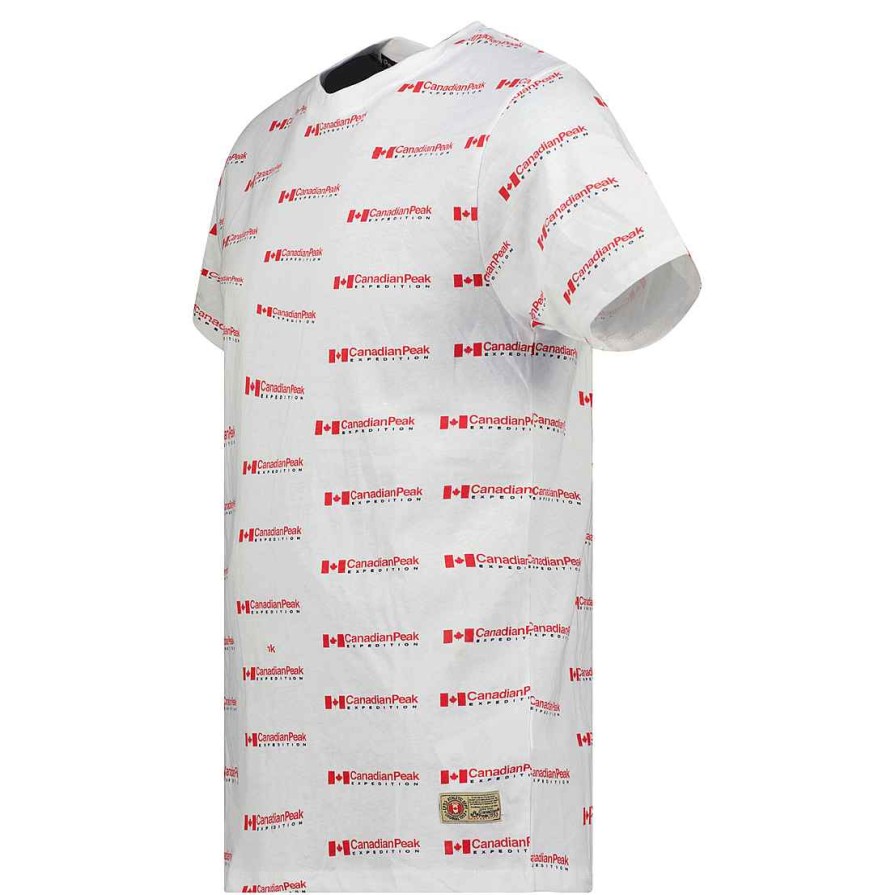 Homme Canadian Peak T-Shirt | Jabarieak White Rm Men 249