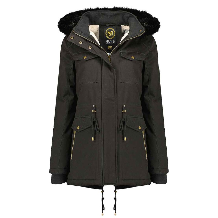 Femme Canadian Peak Parka | Celemai Black Mt Lady 056