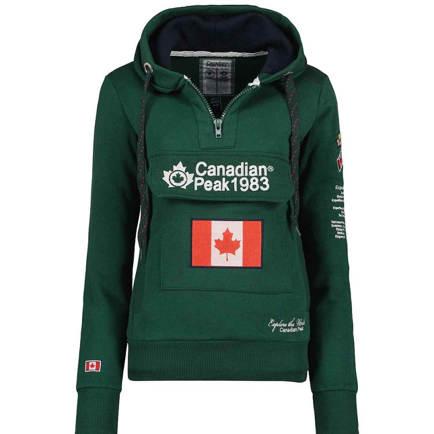 Femme Canadian Peak Transpirer | Gyrelle Dark Green Lady Cp Rm 100