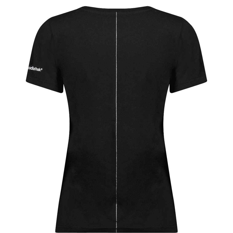 Femme Canadian Peak T-Shirt | Jwildeak Black Rm Lady 204