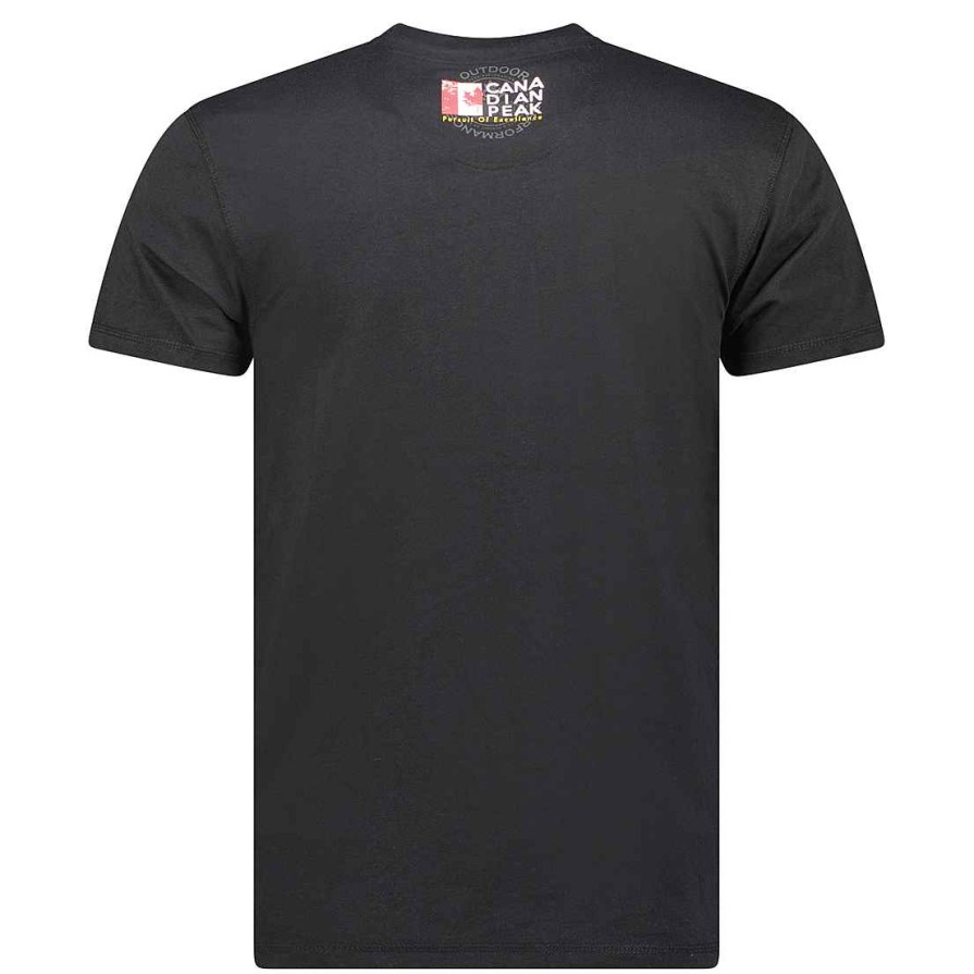 Homme Canadian Peak T-Shirt | Jiltord Black Cp Rm Men 235