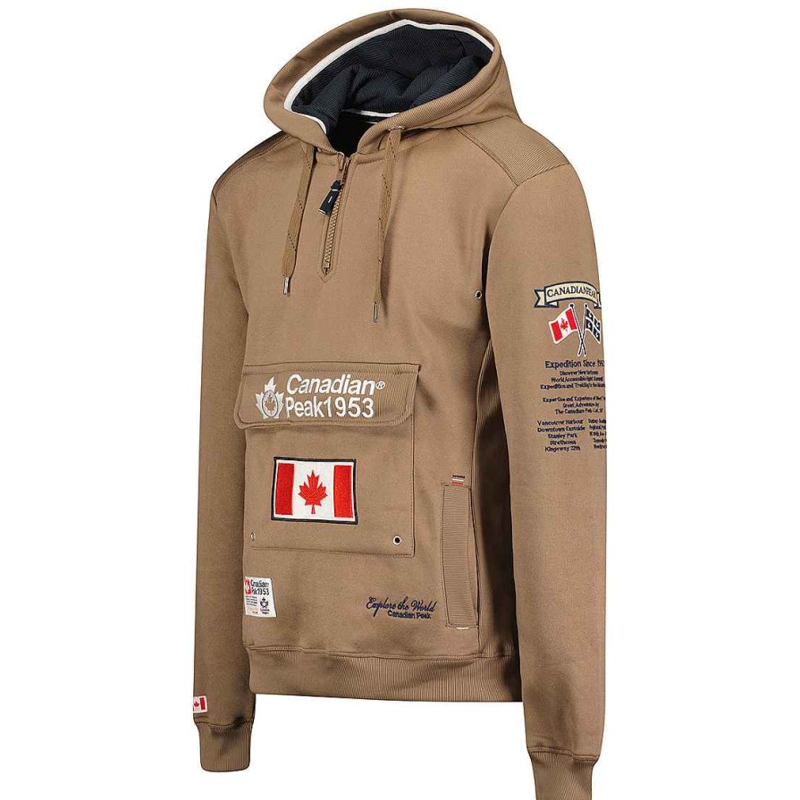 Homme Canadian Peak Transpirer | Galapagos Taupe Cp Men 054 Rm