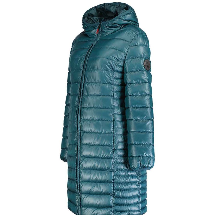 Fille Canadian Peak Blouson | Colombiana Long Hood D-Green Girl 096