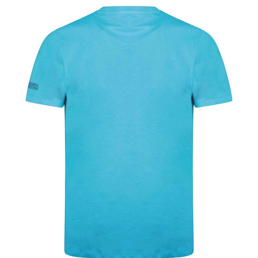 Homme Canadian Peak T-Shirt | Jvickeak Turquoise Rm Men 249