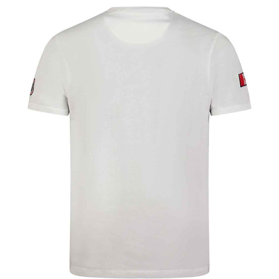 Homme Canadian Peak T-Shirt | Jotruneak White Rm Men 249