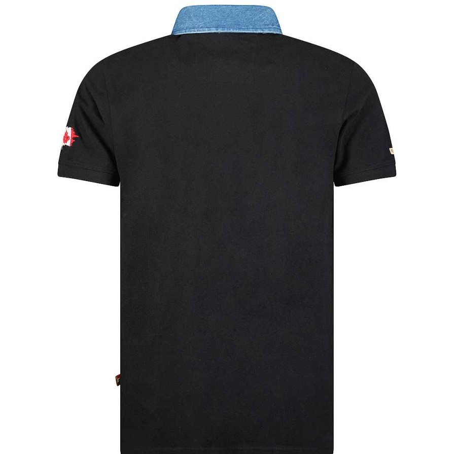 Homme Canadian Peak Polo | Kerwineak Black Rm Men 419