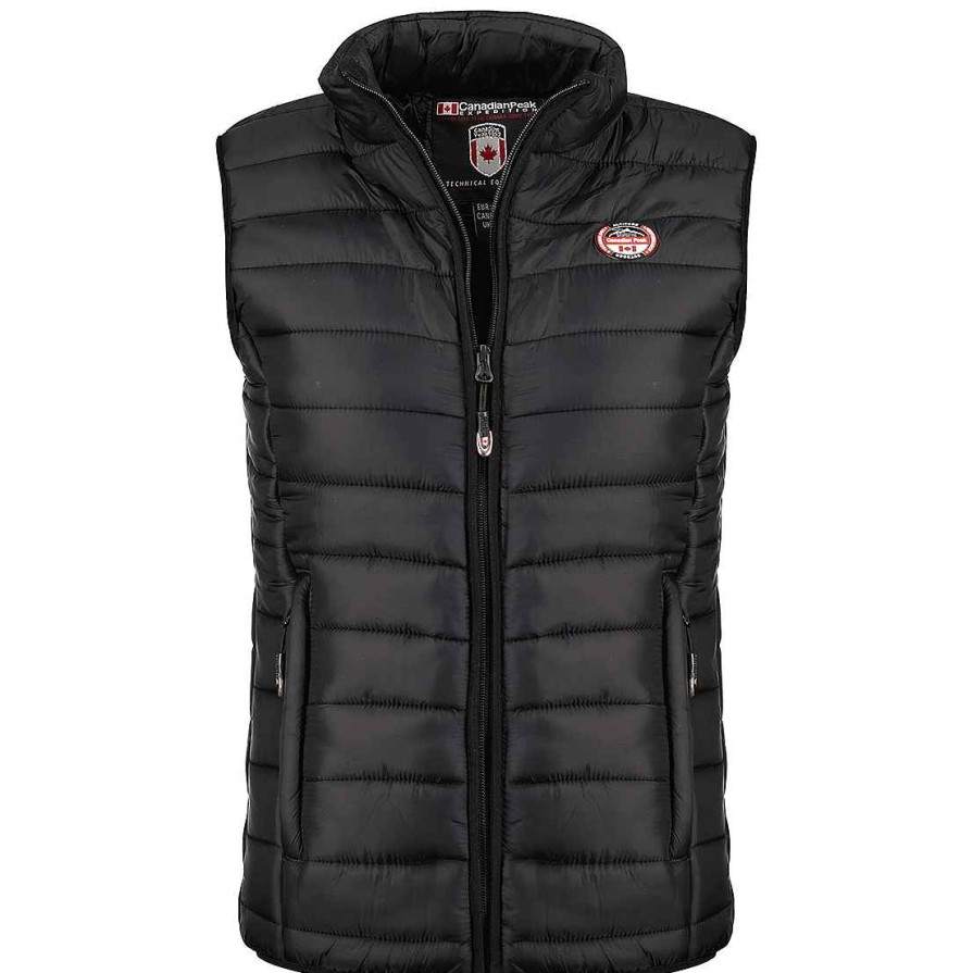 Femme Canadian Peak Gilet | Vatikeak Basic Black Cp Rm Lady 233