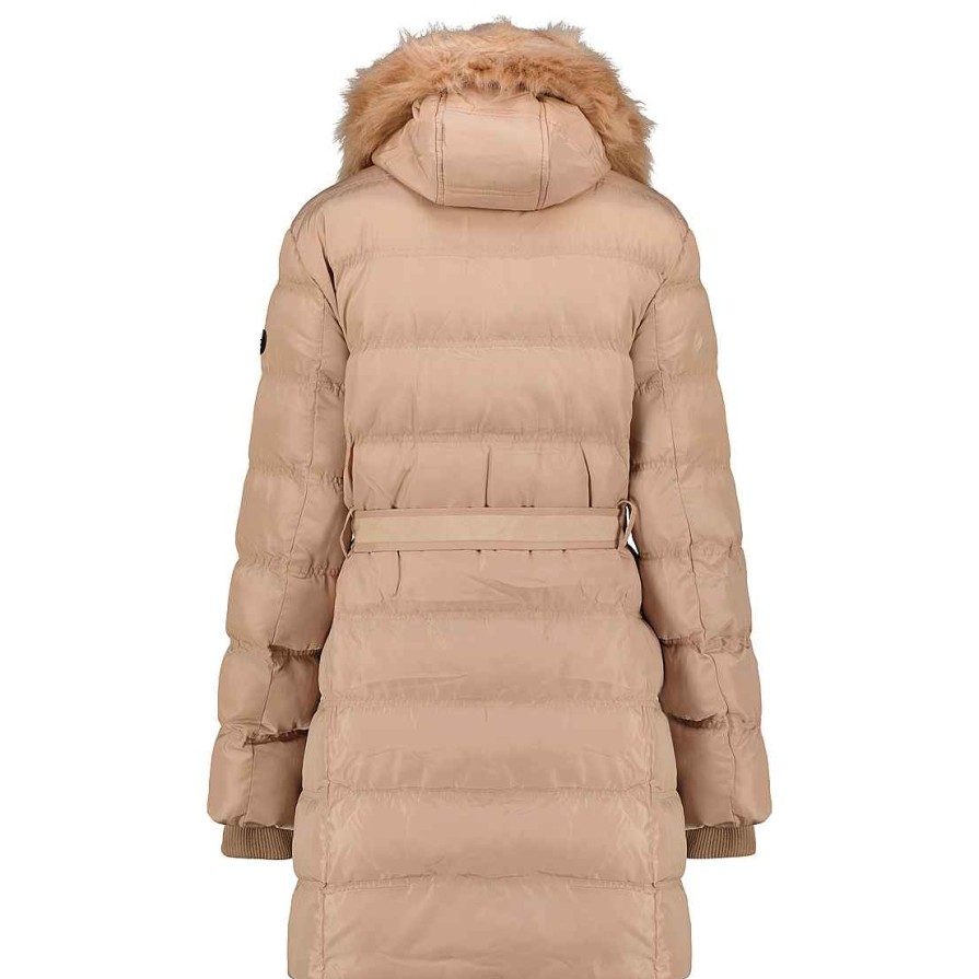 Femme Canadian Peak Parka | Diamai Long Pink Rm Lady 054