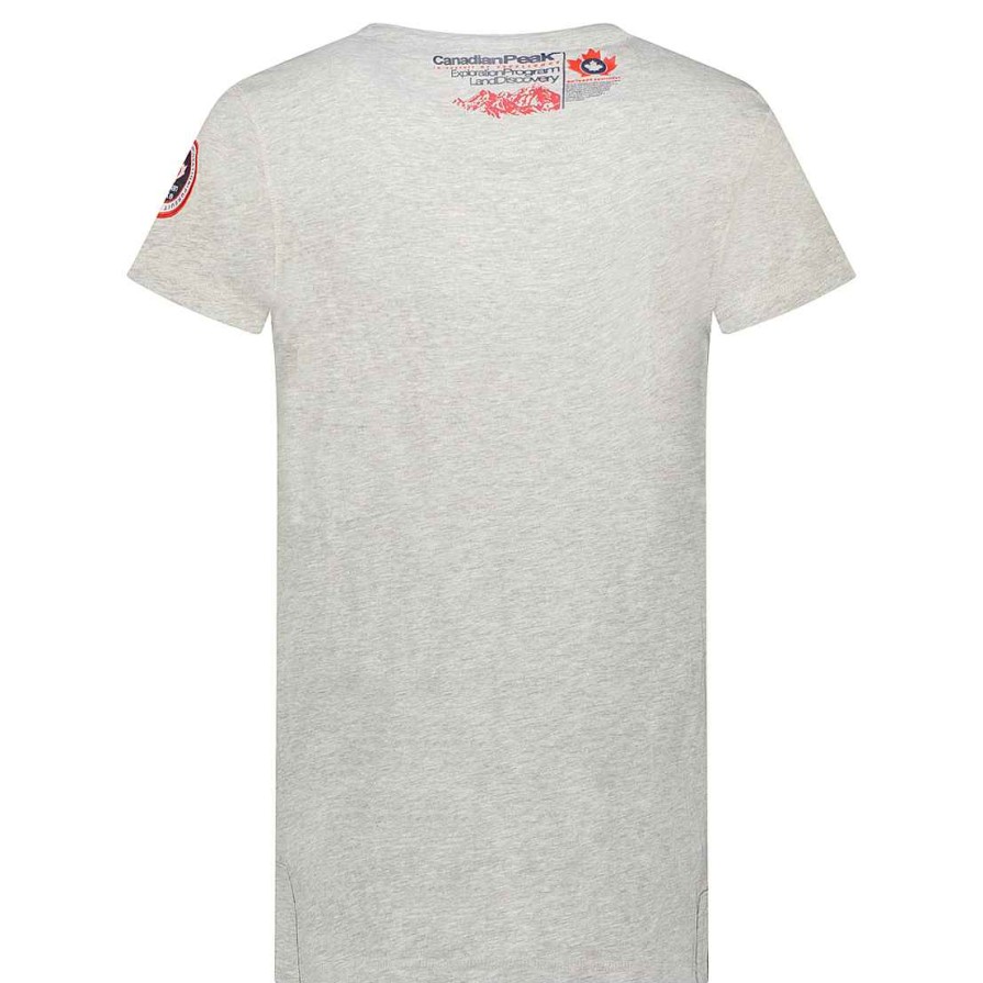 Homme Canadian Peak T-Shirt | Jomando B.Grey Men Cp Rm Men 235