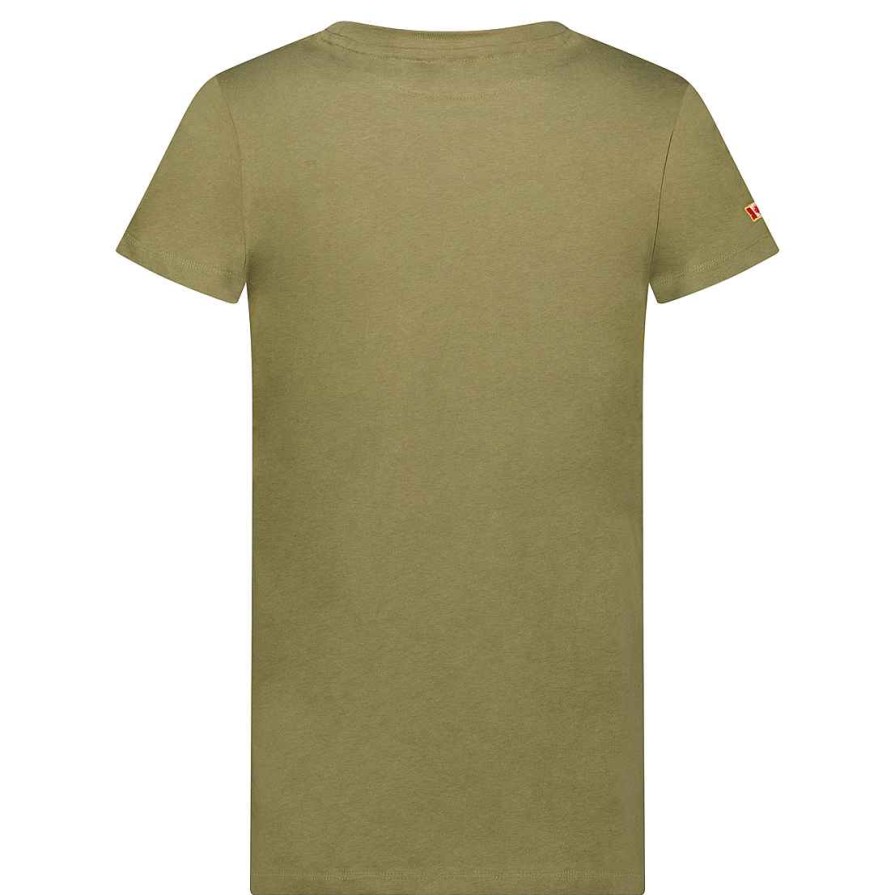 Homme Canadian Peak T-Shirt | Jeganteak Kaki Rm Men 249