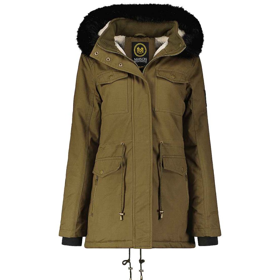 Femme Canadian Peak Parka | Celemai Kaki Mt Lady 056