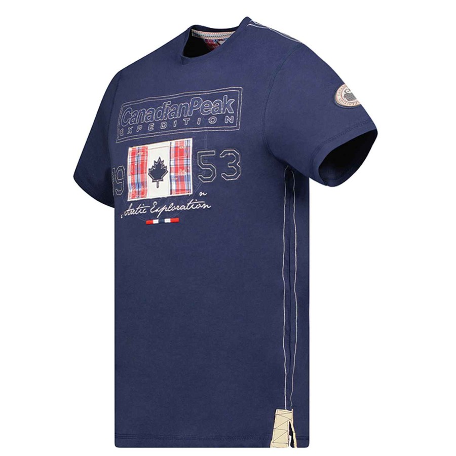 Homme Canadian Peak T-Shirt | Jolympieak Navy Rm Men 235