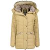 Femme Canadian Peak Parka | Ajumai Lady Beige Rm 054