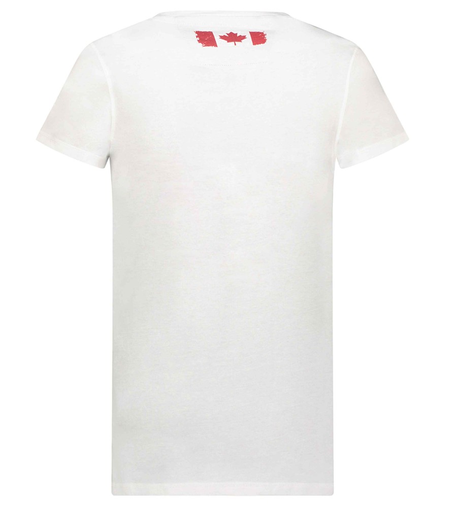 Homme Canadian Peak T-Shirt | Jetchupeak White Rm Men 235