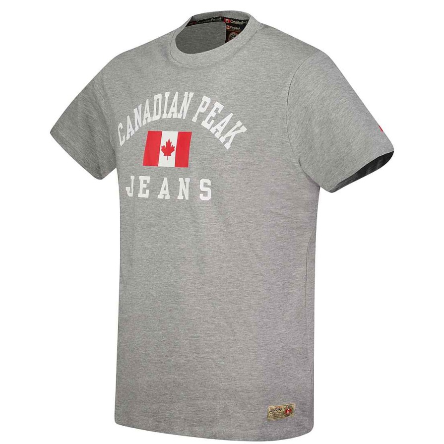 Homme Canadian Peak T-Shirt | Jadseneak Bgrey Rm Men 249