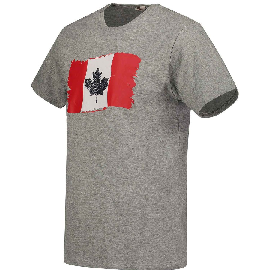 Homme Canadian Peak T-Shirt | Jorenteak Bgrey Rm Men 254