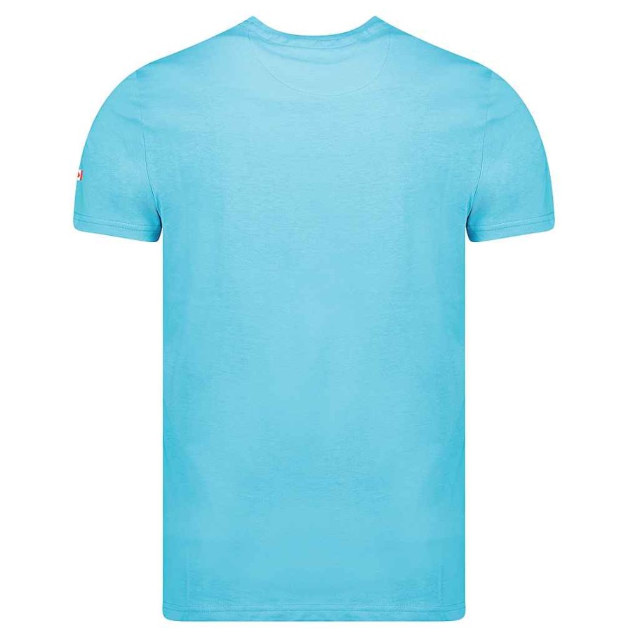 Homme Canadian Peak T-Shirt | Jimonseak Turquoise Rm Men 235