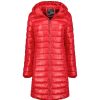 Femme Canadian Peak Blouson | Colombiana Long Hood Red Rm Cp Lady 096