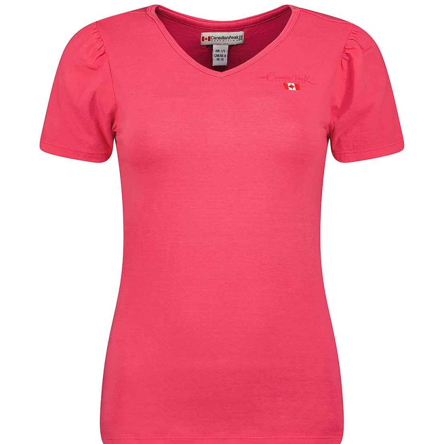 Femme Canadian Peak T-Shirt | Jelodieak Flashy Pink Rm Lady 419