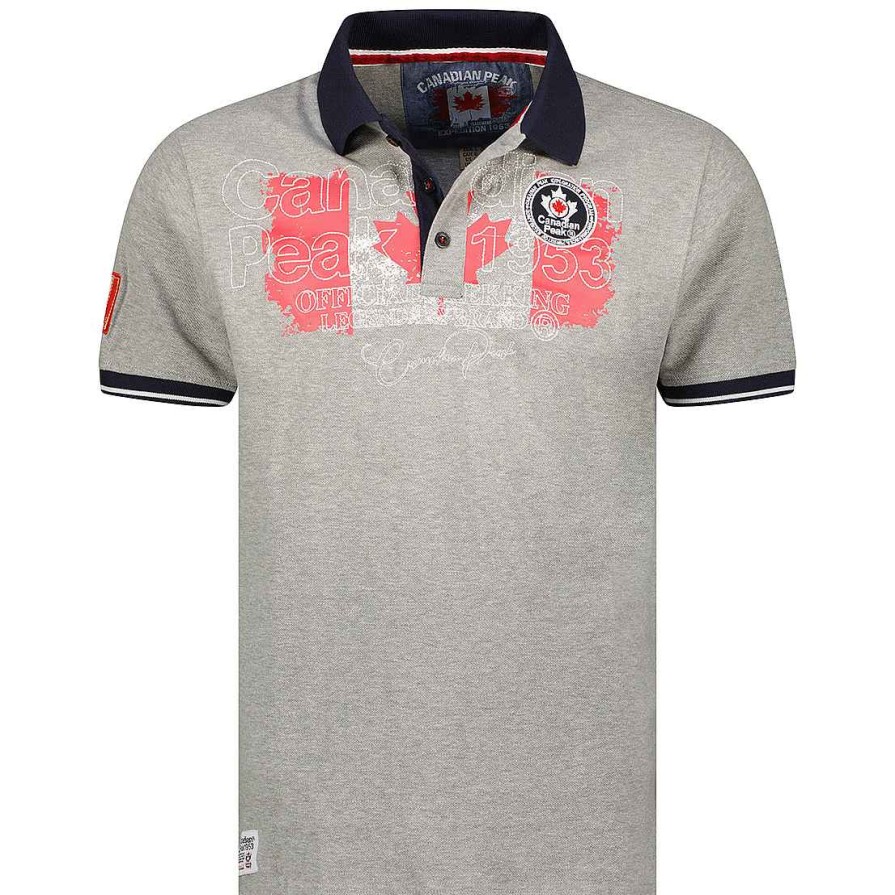 Homme Canadian Peak Polo | Kutteak Bgrey Rm Men 419