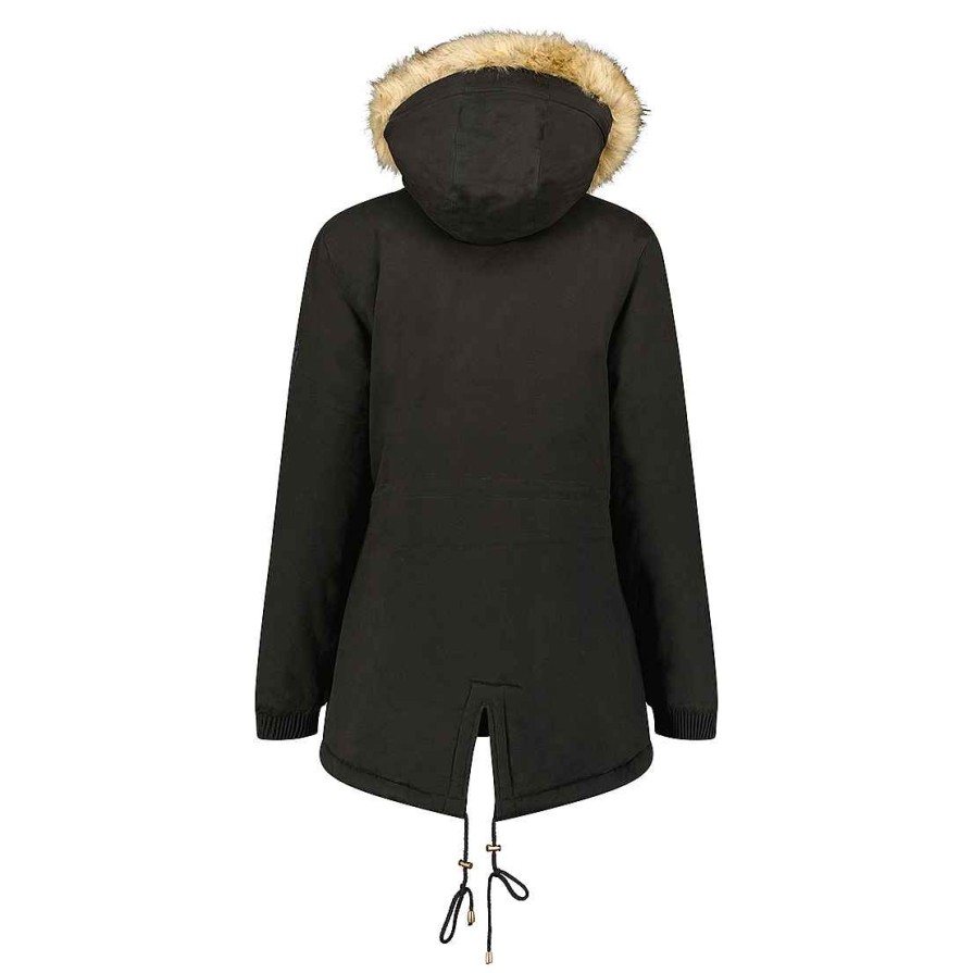 Femme Canadian Peak Parka | Ampumai Black Mt Lady 056