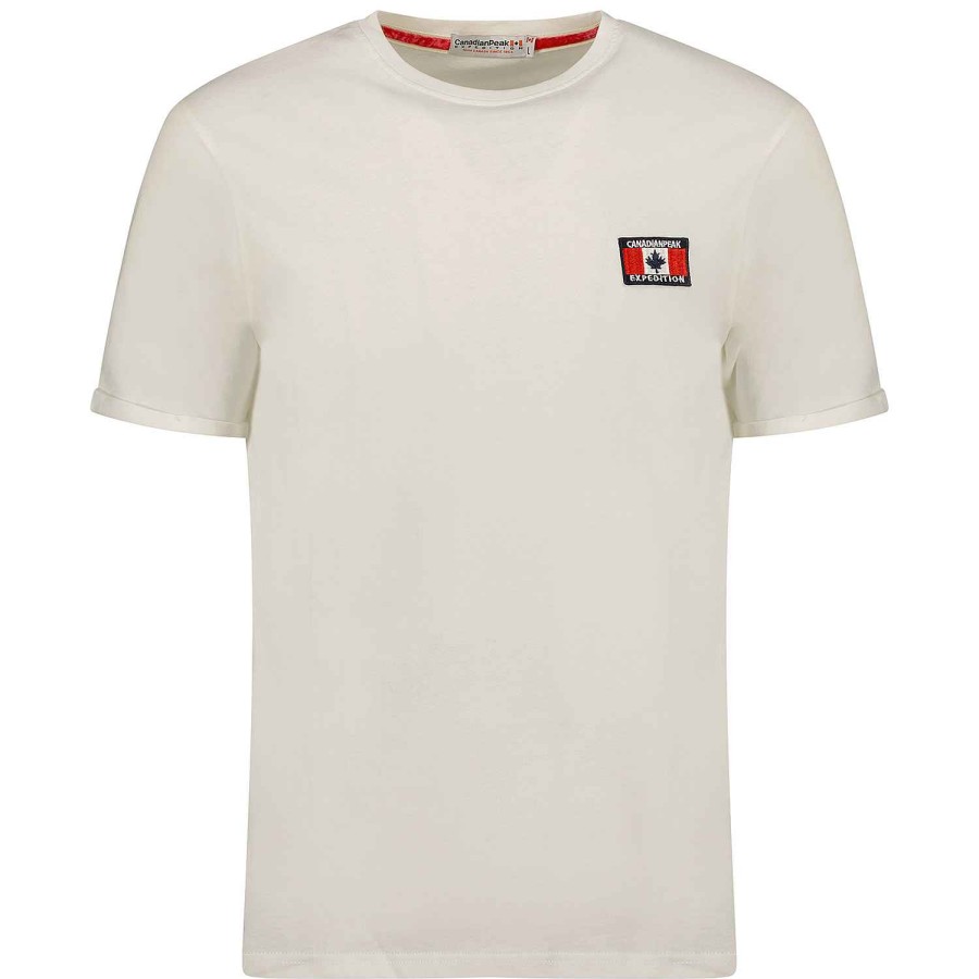 Homme Canadian Peak T-Shirt | Jaltimoreak White Rm Men 254