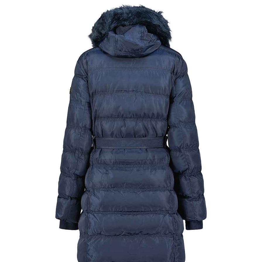 Femme Canadian Peak Parka | Diamai Long Navy Rm Lady 054