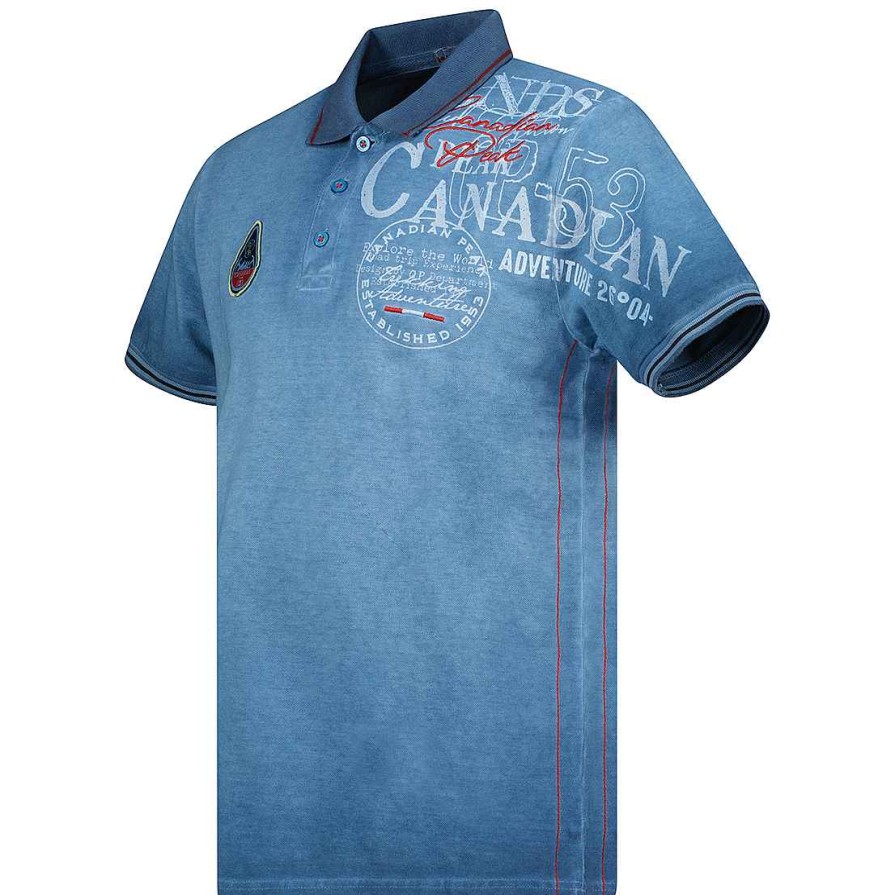 Homme Canadian Peak Polo | Kadventureak Blue Rm Men 419