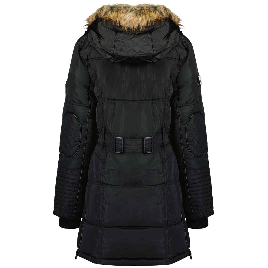 Femme Canadian Peak Parka | Beauty Black Rm Lady 021