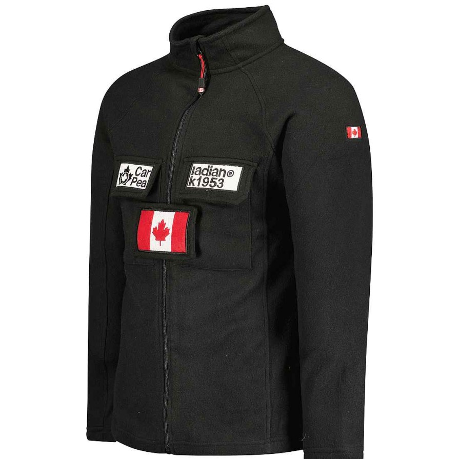 Homme Canadian Peak Polaire | Tantouneak Fz Black Rm Men 235