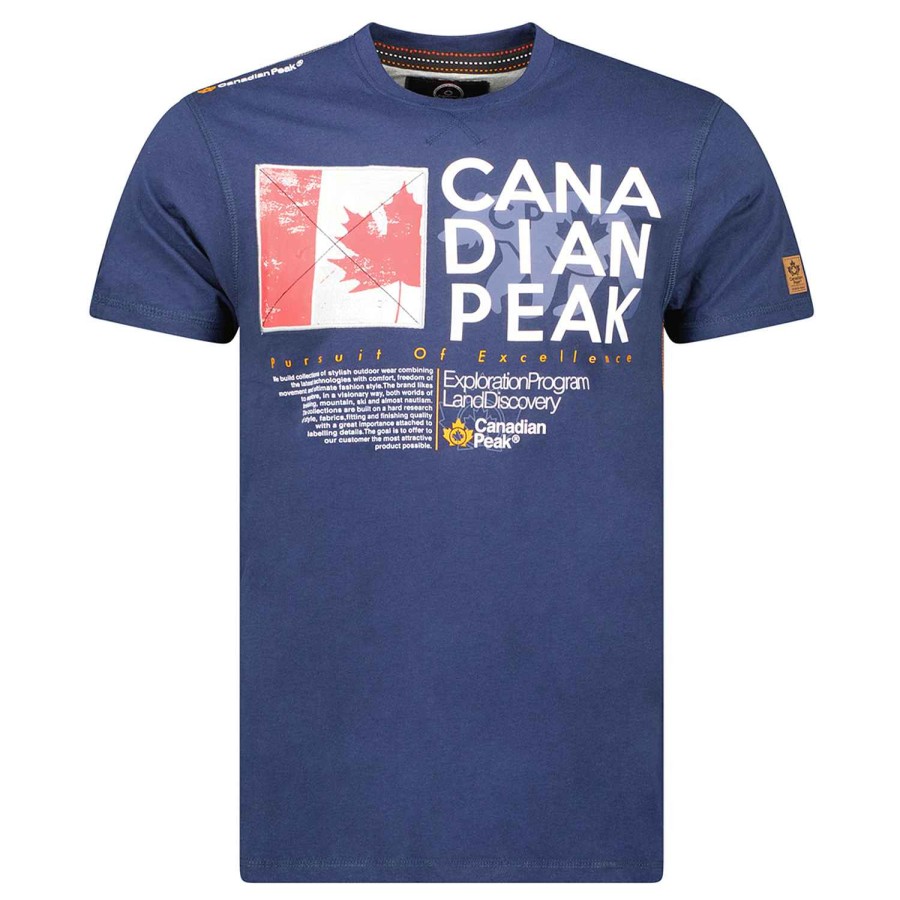 Homme Canadian Peak T-Shirt | Jiltord Navy Cp Rm Men 235