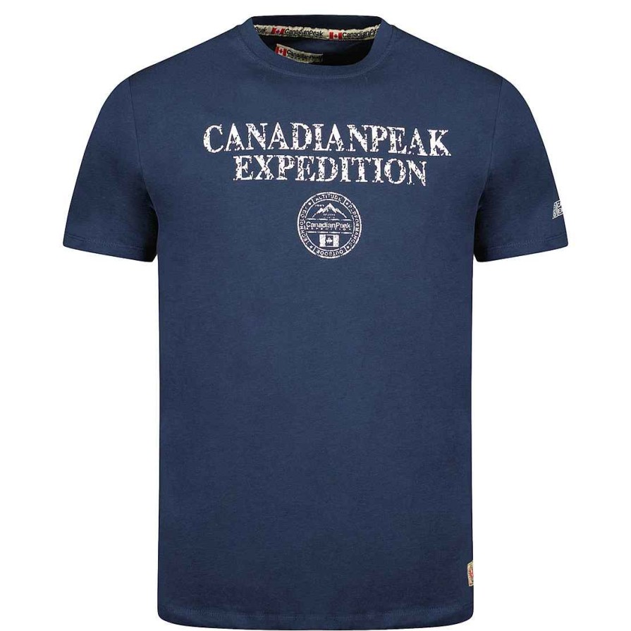 Homme Canadian Peak T-Shirt | Jvickeak Navy Rm Men 249