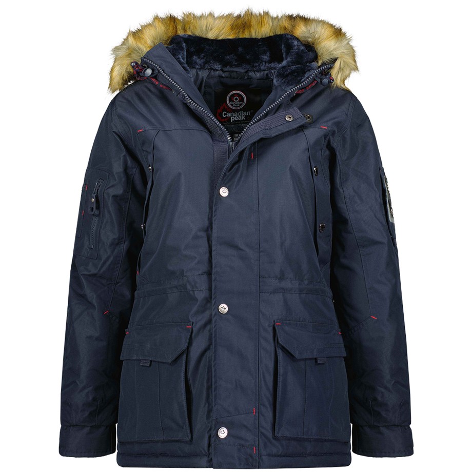 Femme Canadian Peak Parka | Airstop Navy Lady 054