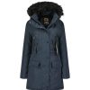 Femme Canadian Peak Parka | Cormai Lady Navy Rm 054