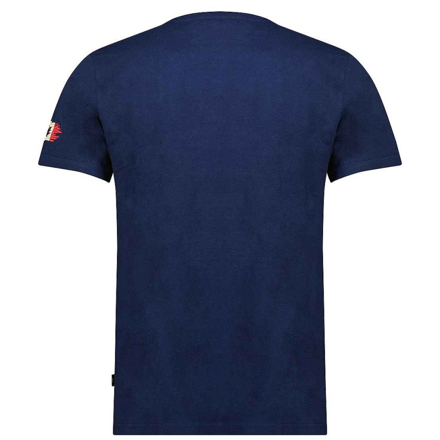 Homme Canadian Peak T-Shirt | Jermaniteak Navy Rm Men 207