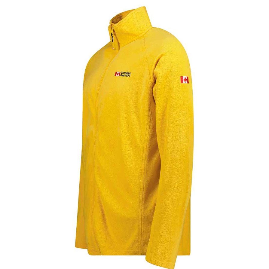 Homme Canadian Peak Polaire | Tugeak Fz Rm Mustard Men 224